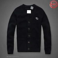 heren abercrombie and fitch truien cardigan pierced moose logo zwart Amsterdam Shop t7hi9243